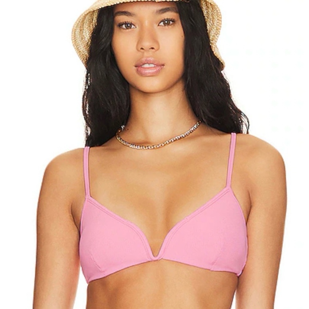 L*Space Helena Pink Bikini Top